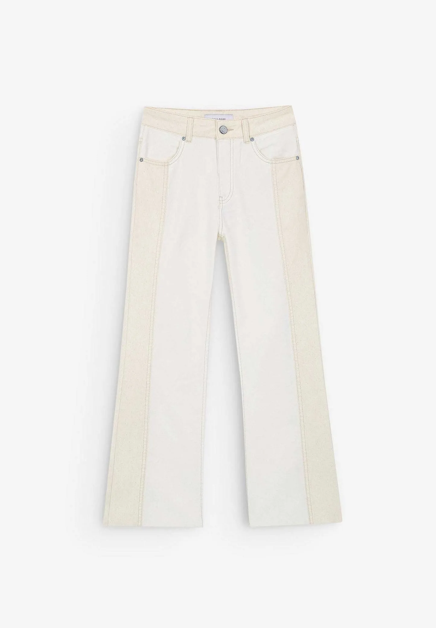 Sale Scalpers Jeans Ankle Flare Detalle Contraste