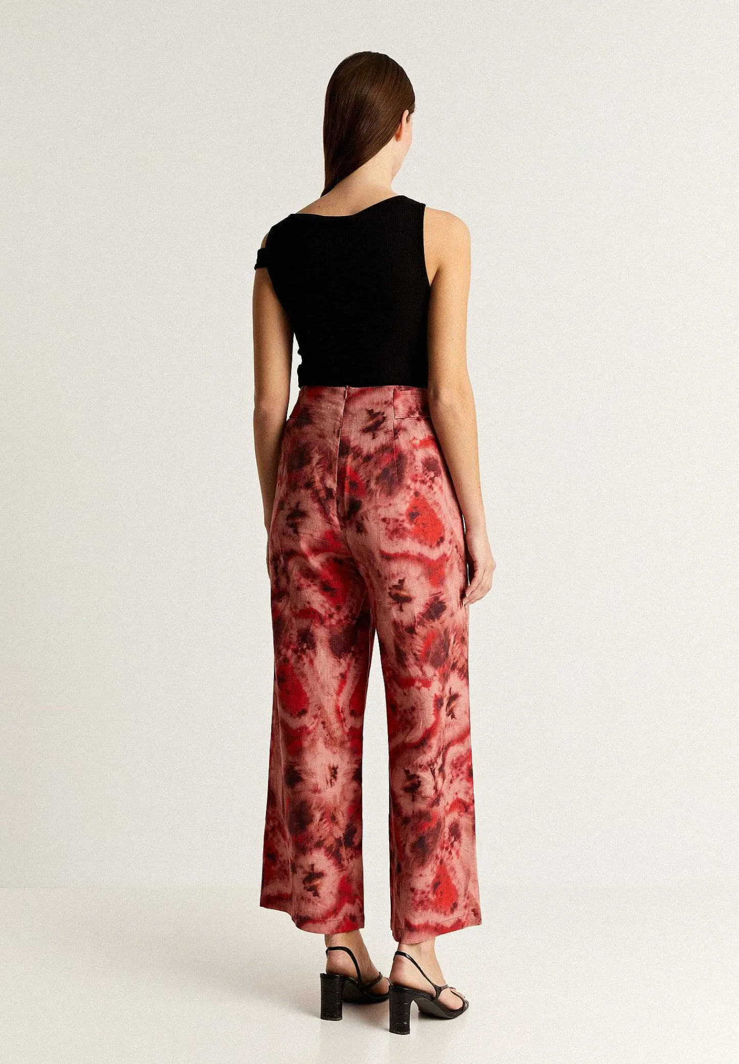 Shop Scalpers Pantalon Culotte Tie Dye Lino