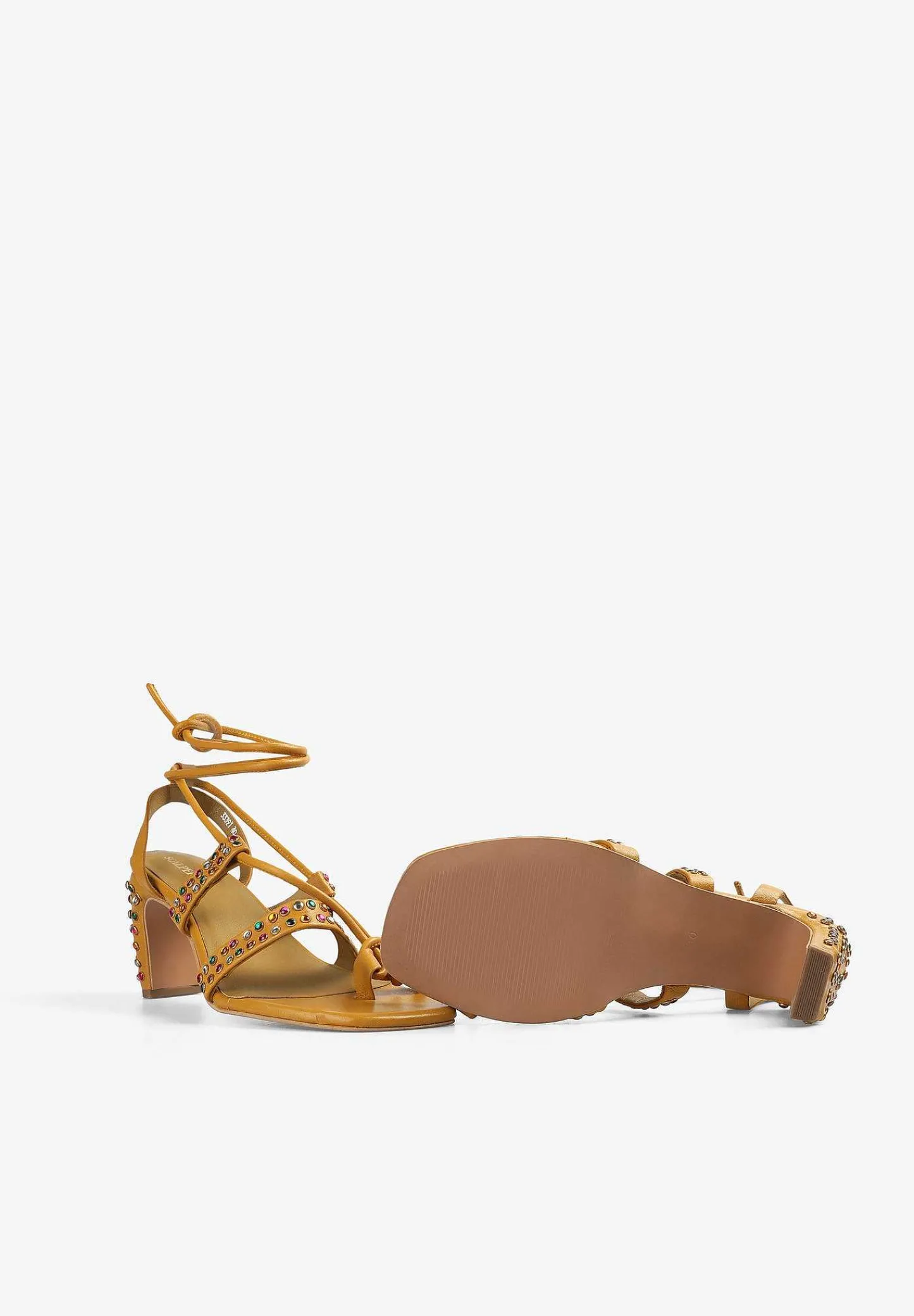 Hot Scalpers Sandalias Multicolor Piel Detalle Tachas