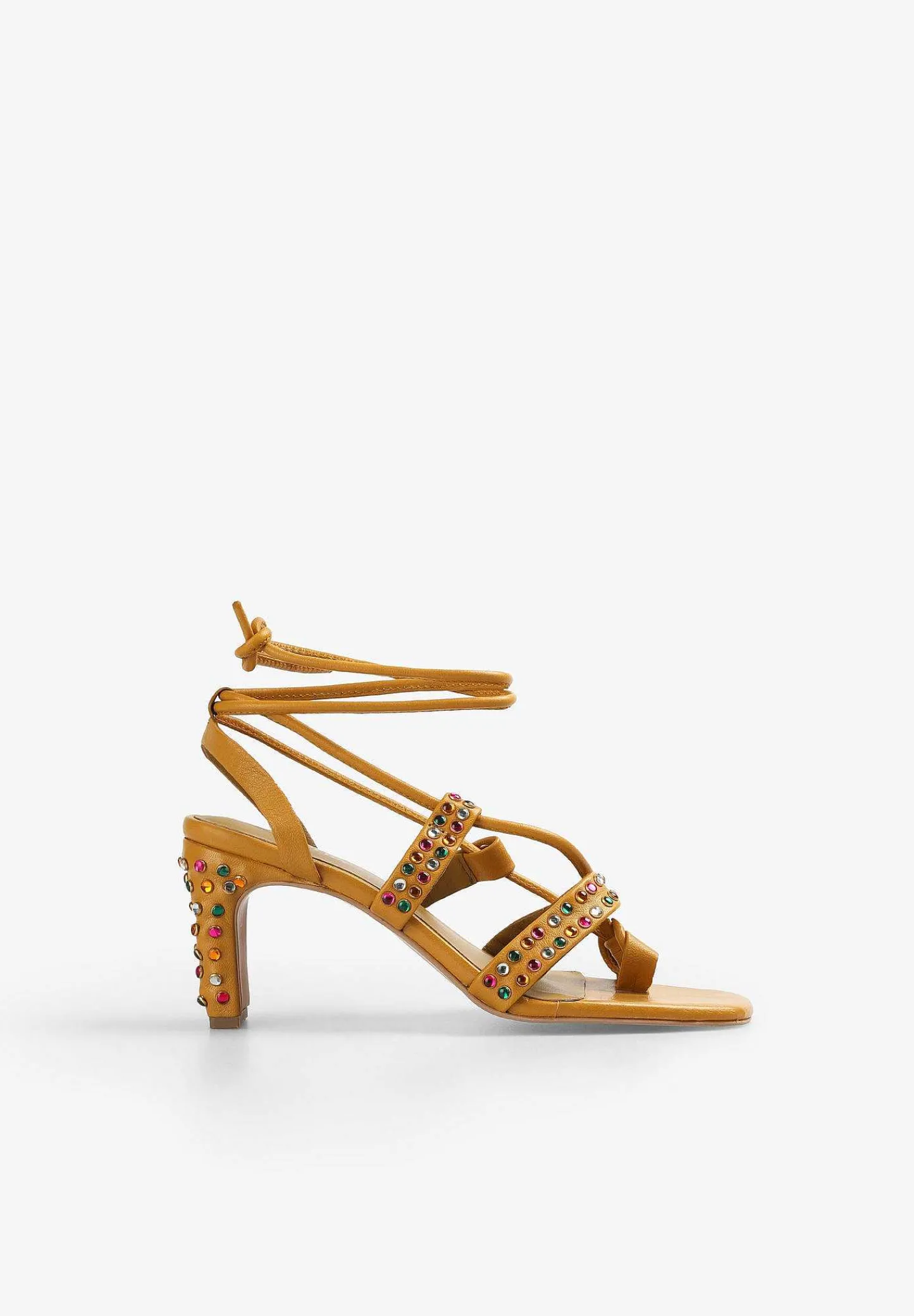 Hot Scalpers Sandalias Multicolor Piel Detalle Tachas