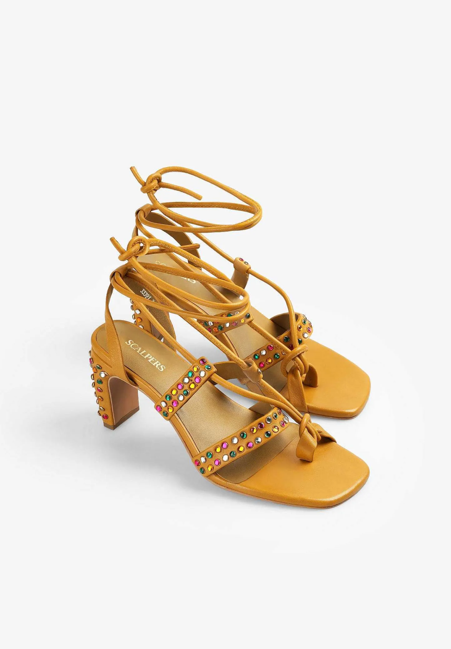 Hot Scalpers Sandalias Multicolor Piel Detalle Tachas