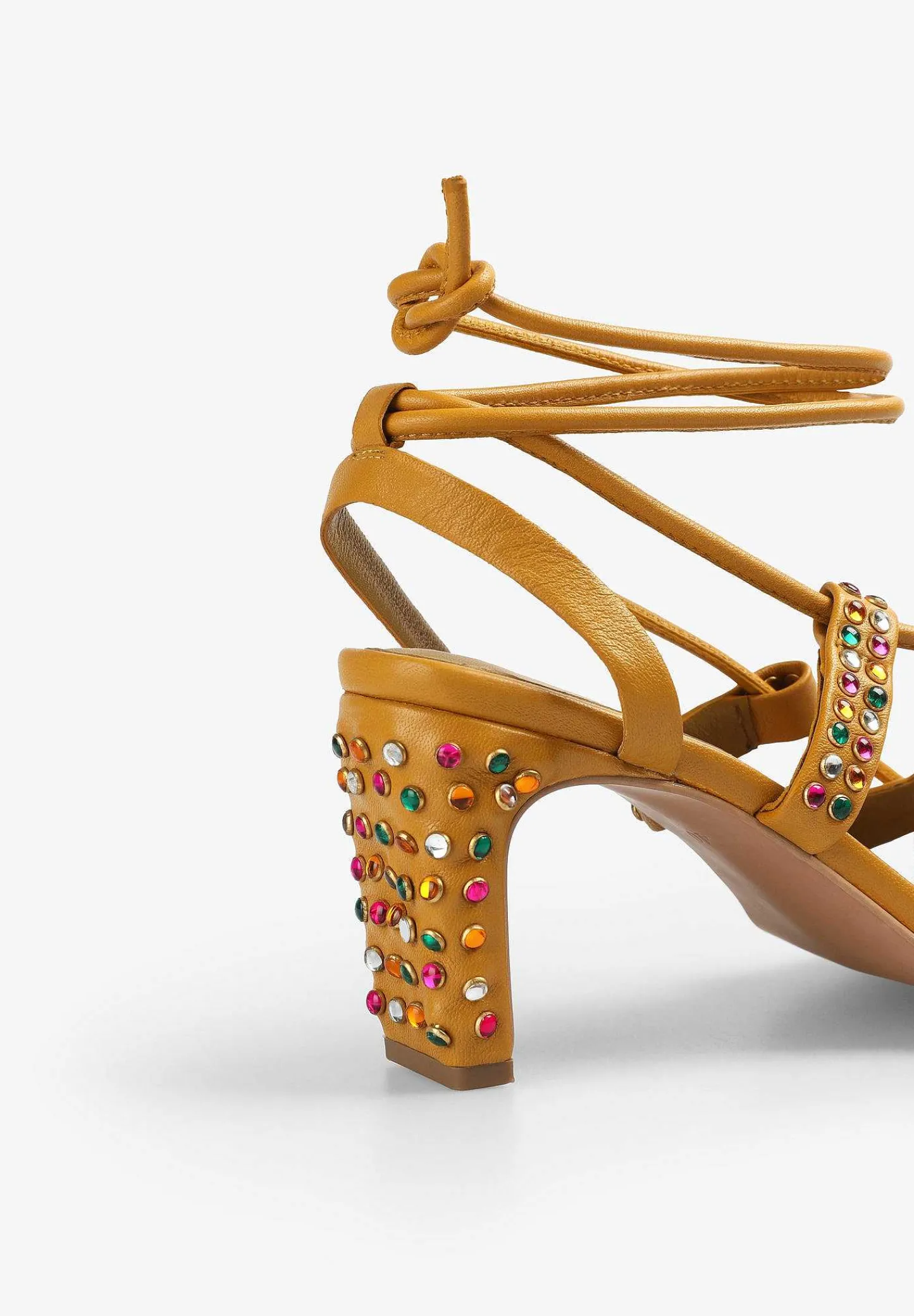 Hot Scalpers Sandalias Multicolor Piel Detalle Tachas