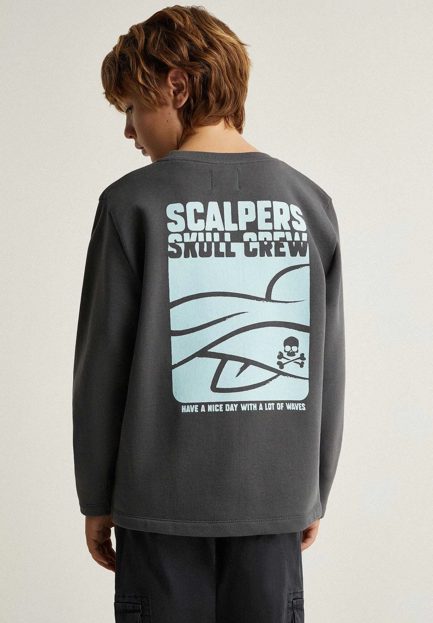 Fashion Scalpers Sudadera Detalle Bolsillo Terry